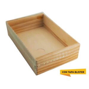 Caja de madera de 21x13,6x5,4cm - Imagen 3
