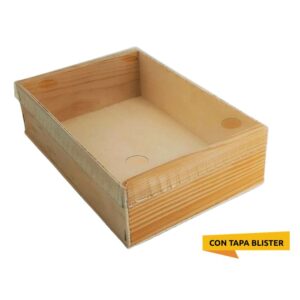 Caja de madera de 24,6x16,5x6,9cm - Imagen 3