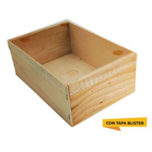 Caja de madera de 24,6x16,5x9,2cm - Imagen 3