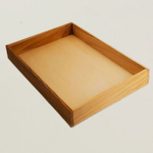 Caja de madera de 40x27,9x5,4cm