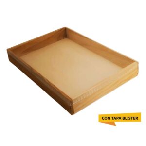 Caja de madera de 40x27,9x5,4cm - Imagen 3