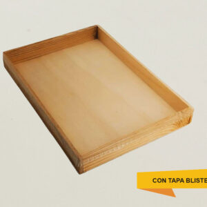 Caja de madera de 40x27,9x4,3cm - Imagen 2