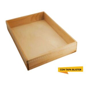 Caja de madera de 40x27,9x6,9cm - Imagen 3