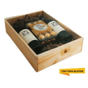 Caja de madera de 40x27,9x9,3cm - Imagen 5