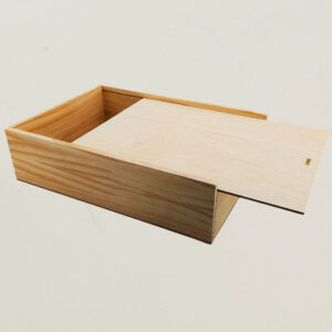 Caja de madera premium 10 con tapa 40x28,5x11cm - Imagen 3