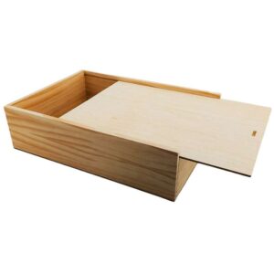 Caja de madera premium 10 con tapa DE MADERA 40x28,5x11cm - Imagen 3