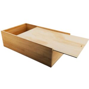 Caja de madera premium 11 con tapa DE MADERA 50×30,5×15cm - Imagen 3