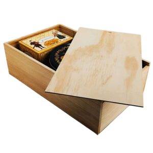Caja de madera premium 11 con tapa DE MADERA 50×30,5×15cm - Imagen 4