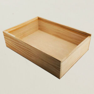 Caja de madera premium 10 con tapa 40x28,5x11cm - Imagen 5