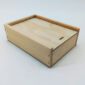 Caja de madera 1 premium de 21*15*6,4cm con tapa cerrada