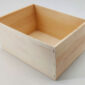 Caja de madera sin tapa de 32*22,6*15,4cm vacía