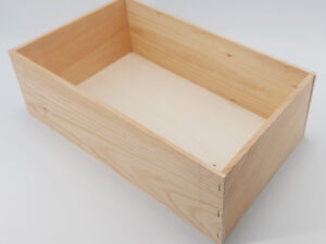 Caja de madera sin tapa de 50*30*13cm vacía