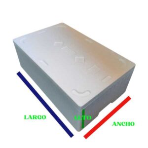 C9 con Tapa - Medidas Ext.: 400x400x130mm - Imagen 2