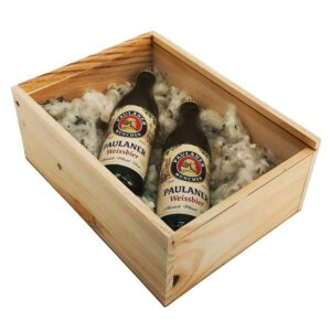 Caja de madera natural 4 con tapa TRANSPARENTE (METACRILATO) 32×24×12,4cm - Imagen 4