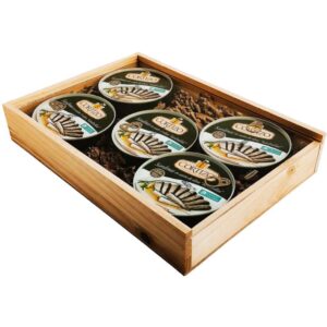 Caja de madera natural 8 con tapa TRANSPARENTE (METACRILATO) 40×28,5×7cm - Imagen 4
