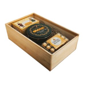 Caja de madera premium 11 con tapa TRANSPARENTE (METACRILATO) 50×30,5×15cm - Imagen 4