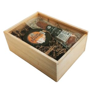 Caja de madera premium 4 con tapa TRANSPARENTE (METACRILATO) 32x24x12,5cm - Imagen 4