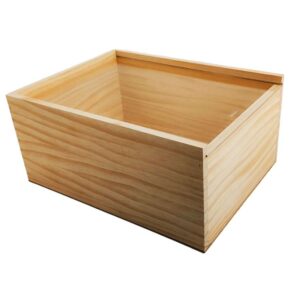 Caja de madera premium 5 con tapa TRANSPARENTE (METACRILATO) 32x24x14,5cm - Imagen 3