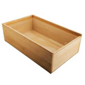 Caja de madera premium 11 con tapa TRANSPARENTE (METACRILATO) 50×30,5×15cm - Imagen 3