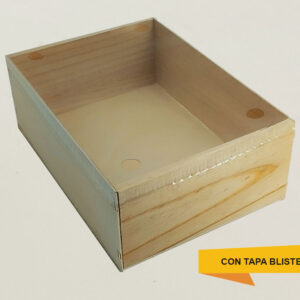 Caja de madera de 32x22,6x8,8cm - Imagen 2