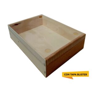 Caja de madera de 32×22,6×7,5cm - Imagen 4